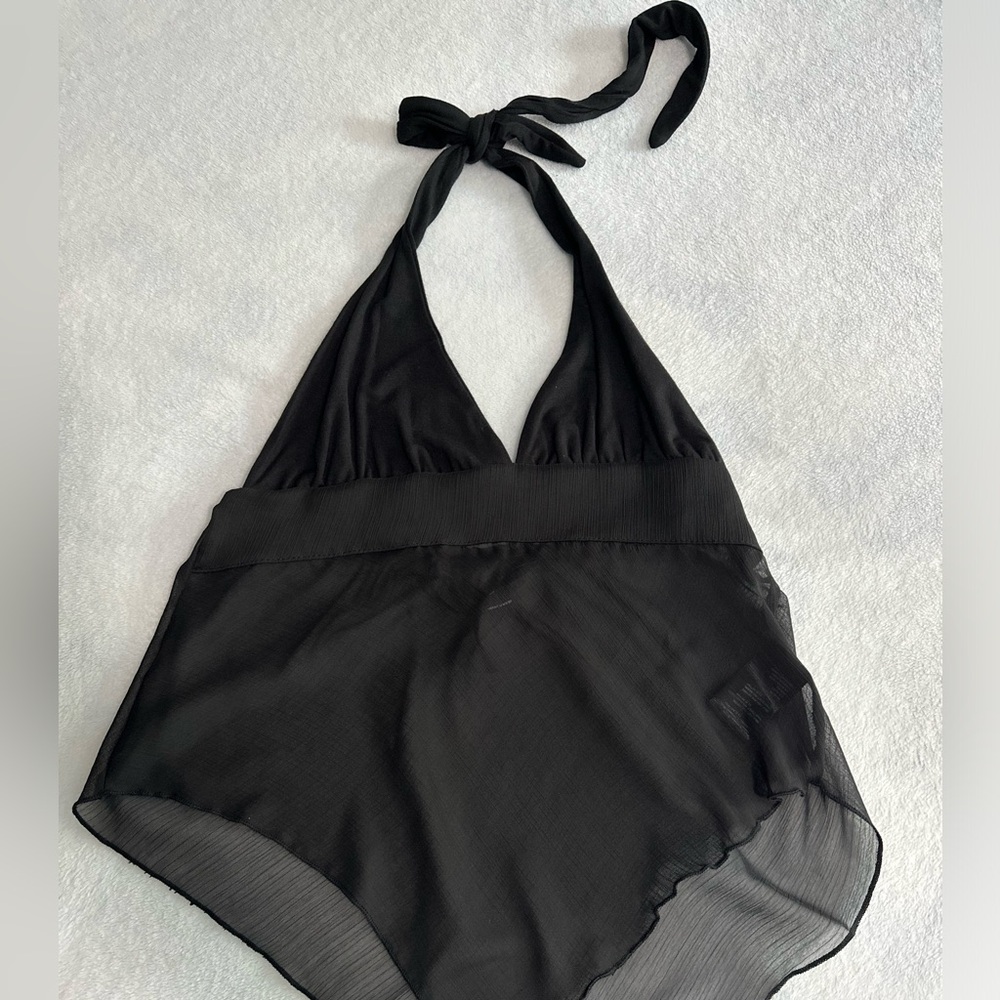Urban Outfitters Black Haulter Top